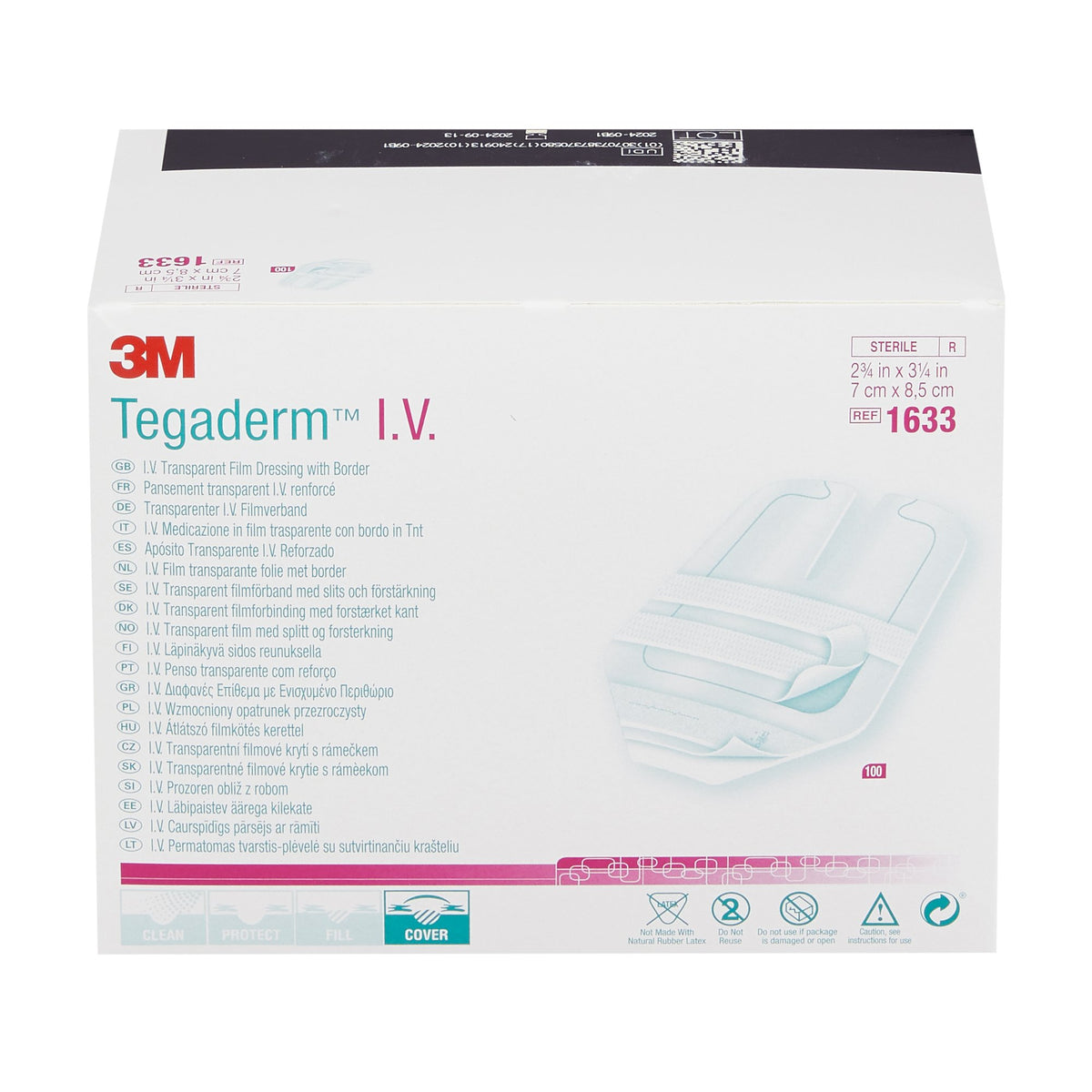 3M™ Tegaderm™ IV Dressing, 8.5 x 7 cm - IV Therapy>IV Dressings - Solventum Corporation