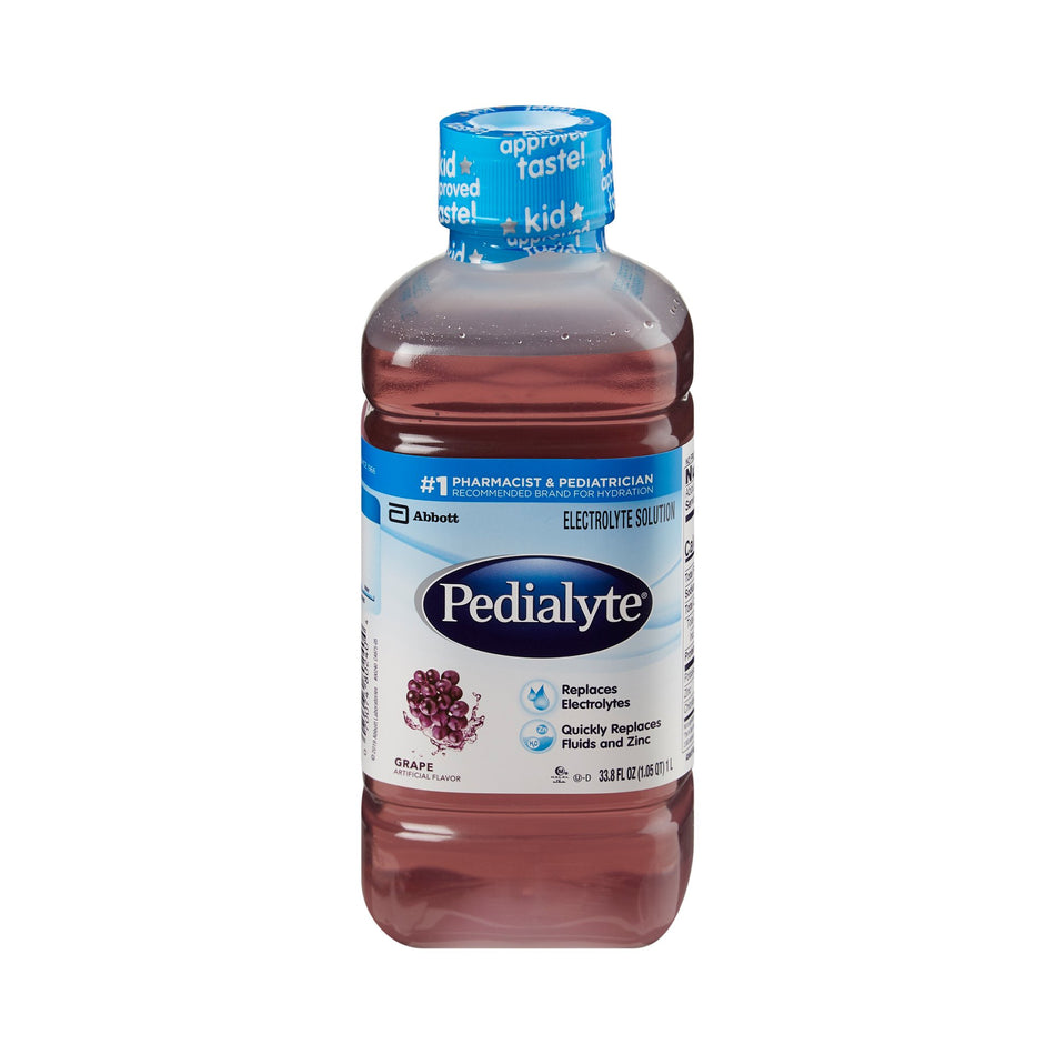 Pedialyte� Grape Electrolyte Solution, 1 Liter Bottle-Oral Electrolyte Solution Pedialyte� Classic Grape Flavor 33.8 oz. Electrolyte