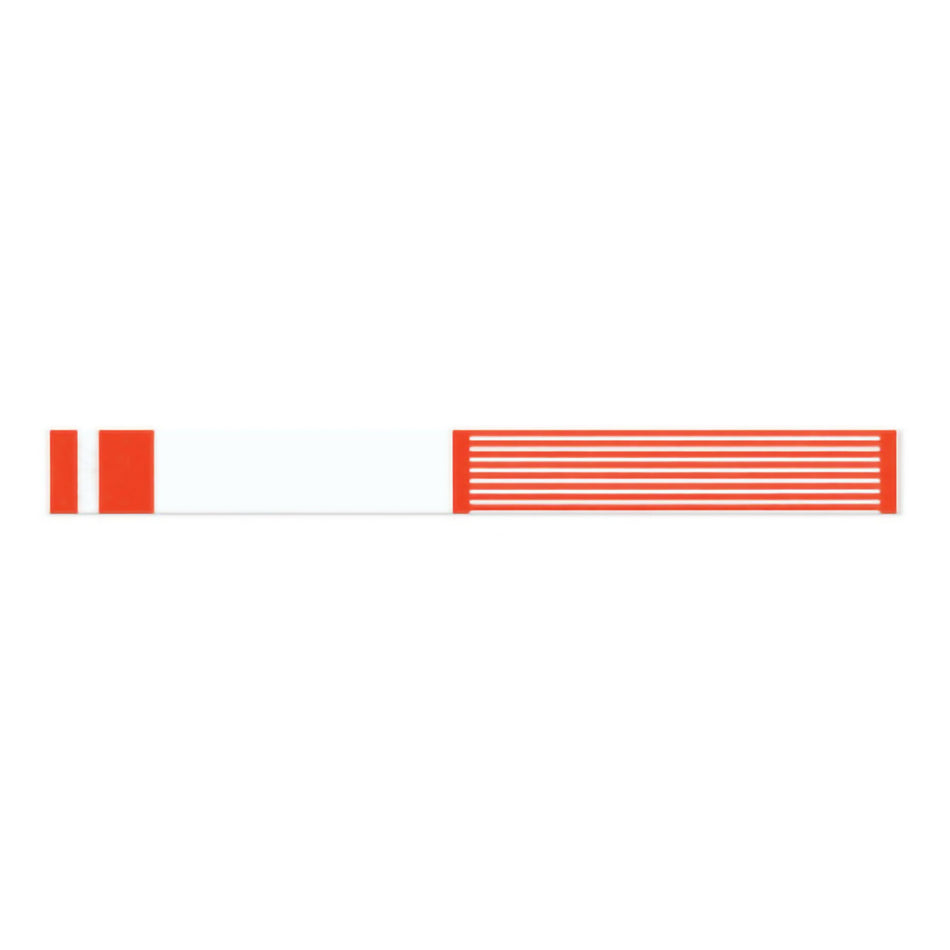 ShortStay Identification Band, 12 13 Inch, Red-Identification Wristband Short Stay Write On Band Adhesive Closure Without Legend