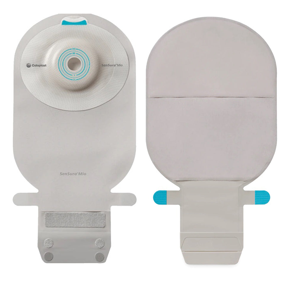 SenSura Mio Convex One-Piece Drainable Opaque Filtered Ostomy Pouch, 11 Inch Length, 13/16 Inch Stoma-"Ostomy Pouch SenSura Mio Convex One-Piece System 11 Inch Length, Maxi Deep Convex, Pre-Cut 13/16 Inch Stoma Drainable"