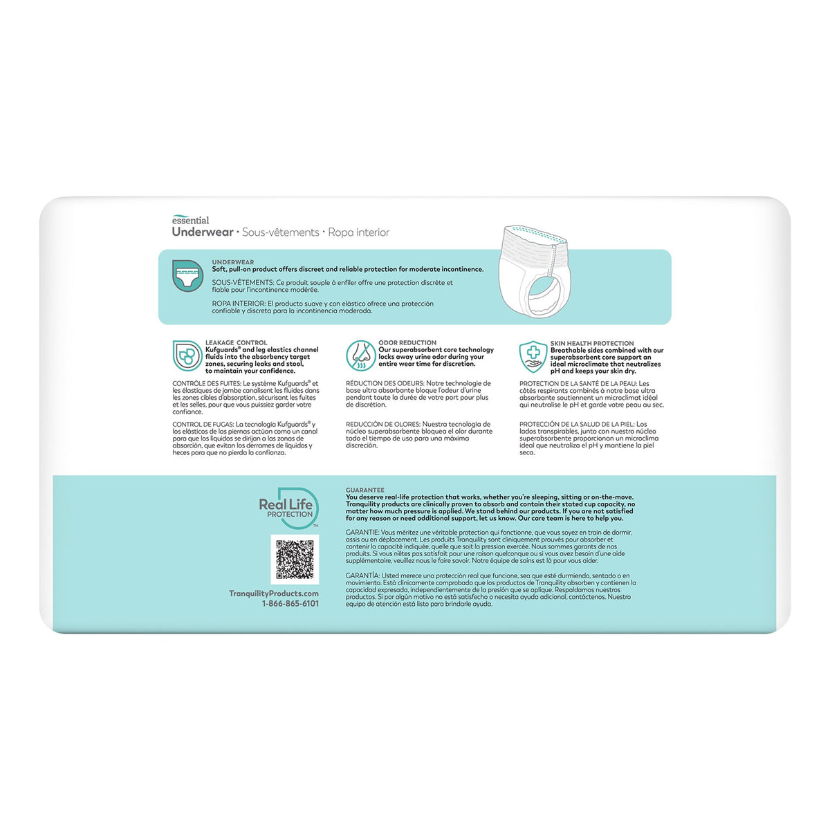 ComfortCare™ Absorbent Underwear, Small - Incontinence>Adult Briefs and Protective Undergarments - Principle Business Ente...