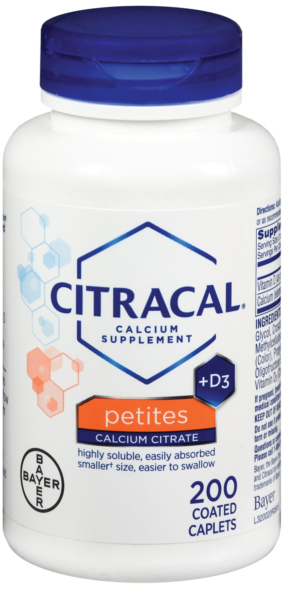 Citracal� Petites Vitamin D / Calcium Joint Health Supplement-Joint Health Supplement Citracal� Petites Vitamin D / Calcium 500 IU - 400 mg Strength Tablet 200 per Bottle