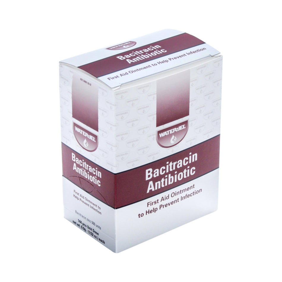 Water Jel Bacitracin Zinc First Aid Antibiotic-First Aid Antibiotic Water Jel Ointment 0.9 Gram Individual Packet