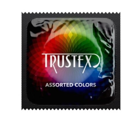 Trustex Latex Condom-"Condom Trustex Lubricated One Size Fits Most 1,000 per Case"