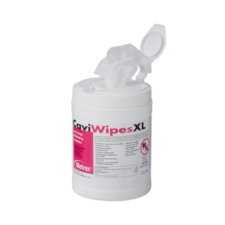 Metrex CaviWipes Surface Disinfectant Alcohol-Based Wipes, Canister - Housekeeping>Cleaners and Disinfectants - Metrex Res...