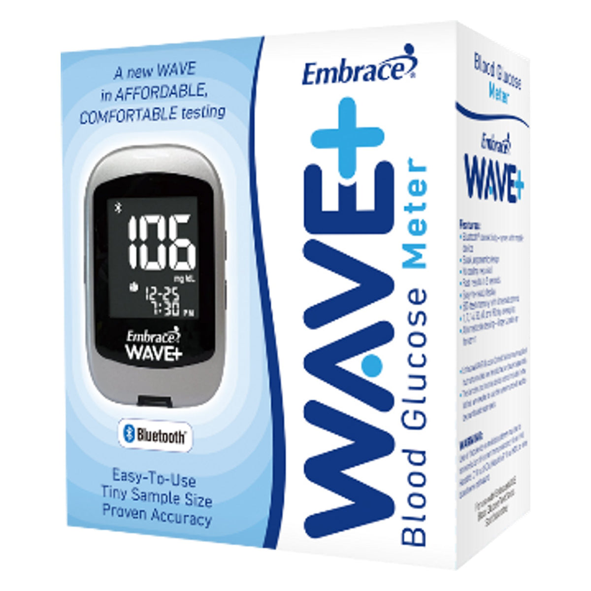 EmbraceWave+ Blood Glucose Monitoring System - Diagnostic Instruments and Supplies>Diabetes Monitoring>Glucose Meters - Om...