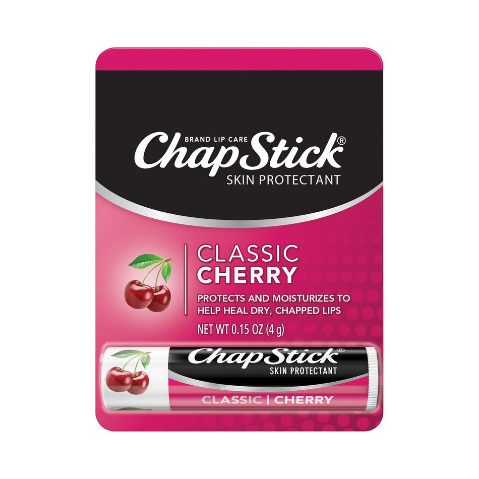 ChapStick Cherry Lip Balm, 0.15-ounce tube-Lip Balm ChapStick 0.15 oz. Tube