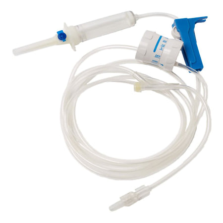 Primary IV Administration Set TrueCare™ Gravity 1 Port 20 Drops / mL Drip Rate 15 Micron Filter 92 Inch Tubing Solution Fl...