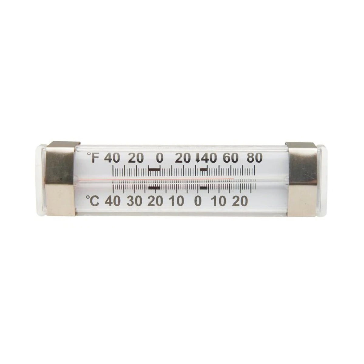 Fisherbrand Dual-Scale Refrigerator / Freezer Thermometer, -40 to +80 F-Refrigerator / Freezer Thermometer Fisherbrand Durac Fahrenheit / Celsius -40 to +80F (-40 to +25C) Without External Probe Wall Mount Does Not Require Power