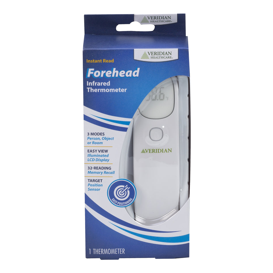 Veridian Healthcare Non-Contact Infrared Thermometer-Non-Contact Skin Surface Thermometer Veridian Infrared Skin Probe Handheld