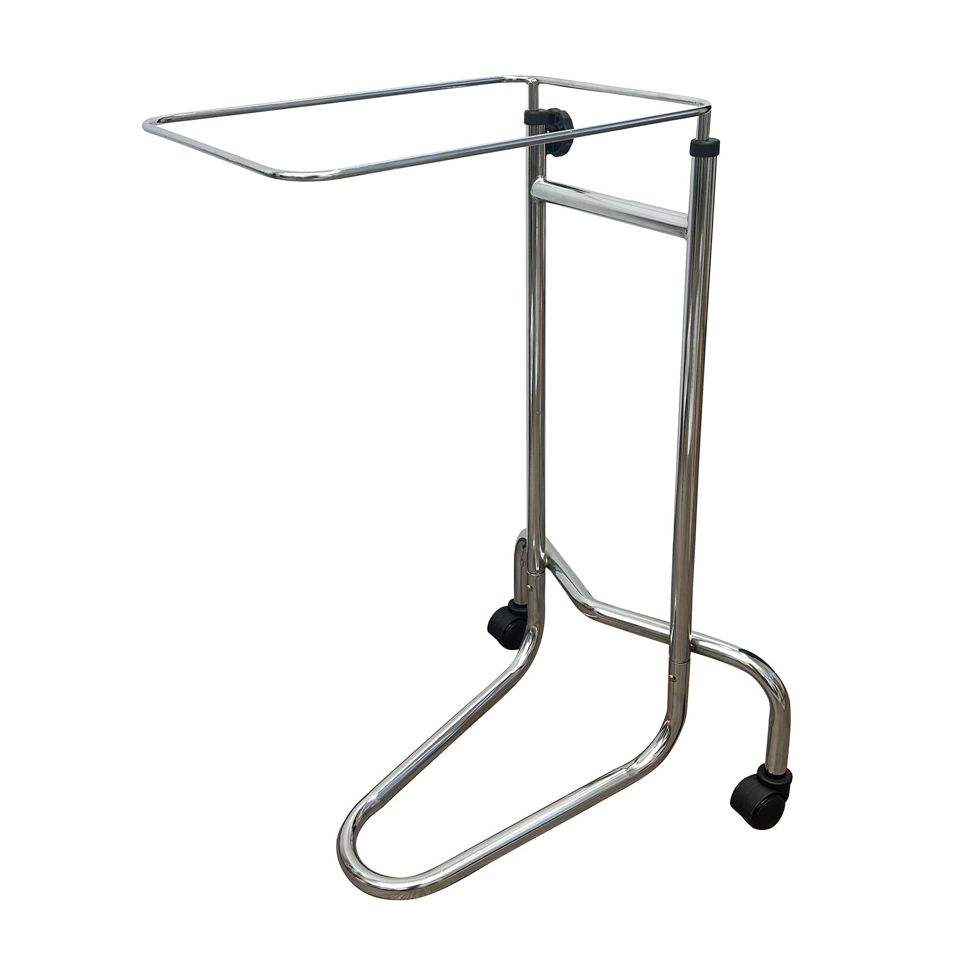 McKesson California-Style Mayo Instrument Stand-Mayo Instrument Stand McKesson Hand Operated Double Post California Style Small Tray