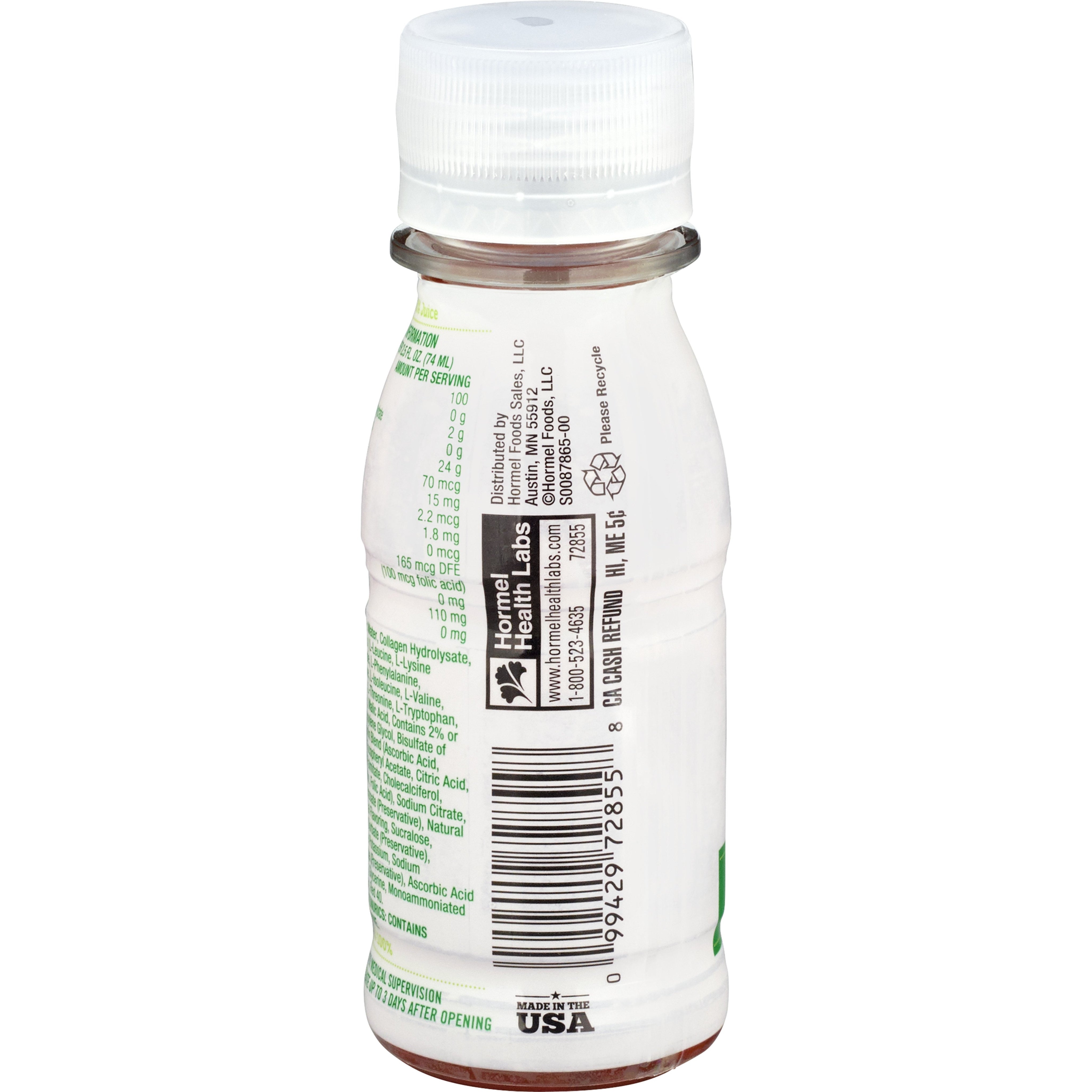 Healthy ShotProtein & Amino Acid Solution, Peach Flavor-Oral Supplement Healthy Shot Peach Flavor Liquid 2.5 oz. Bottle