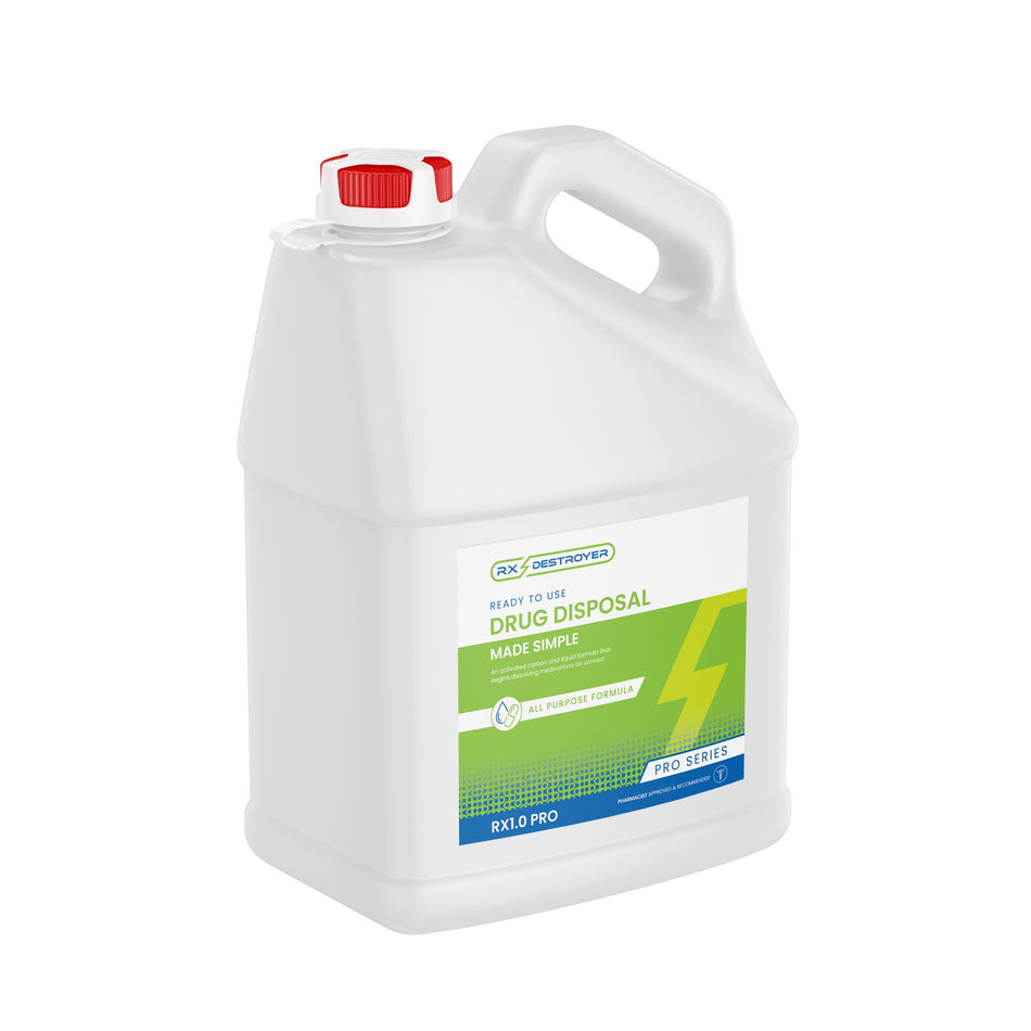 Rx Destroyer All-Purpose PRO Series Drug Disposal System, 1 gallon Bottle-Drug Disposal System Rx Destroyer All-Purpose PRO Series 23 lbs. Carton Weight