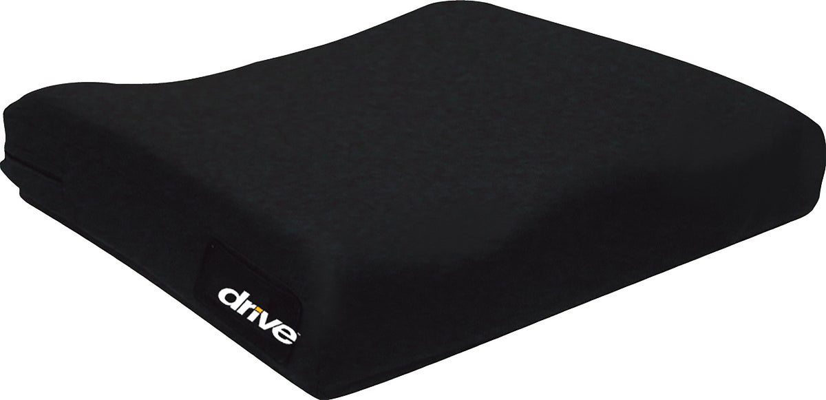 drive Molded Foam Wheelchair Cushion, 20 x 16 in.-Contoured Seat Cushion drive 20 W X 16 L X 2 D Inch Molded Foam