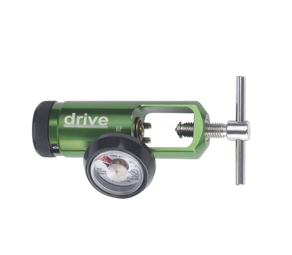drive Mini Oxygen Regulator-Drive Mini Oxygen Regulator Click Style 0 - 15 LPM Barb Outlet CGA-870