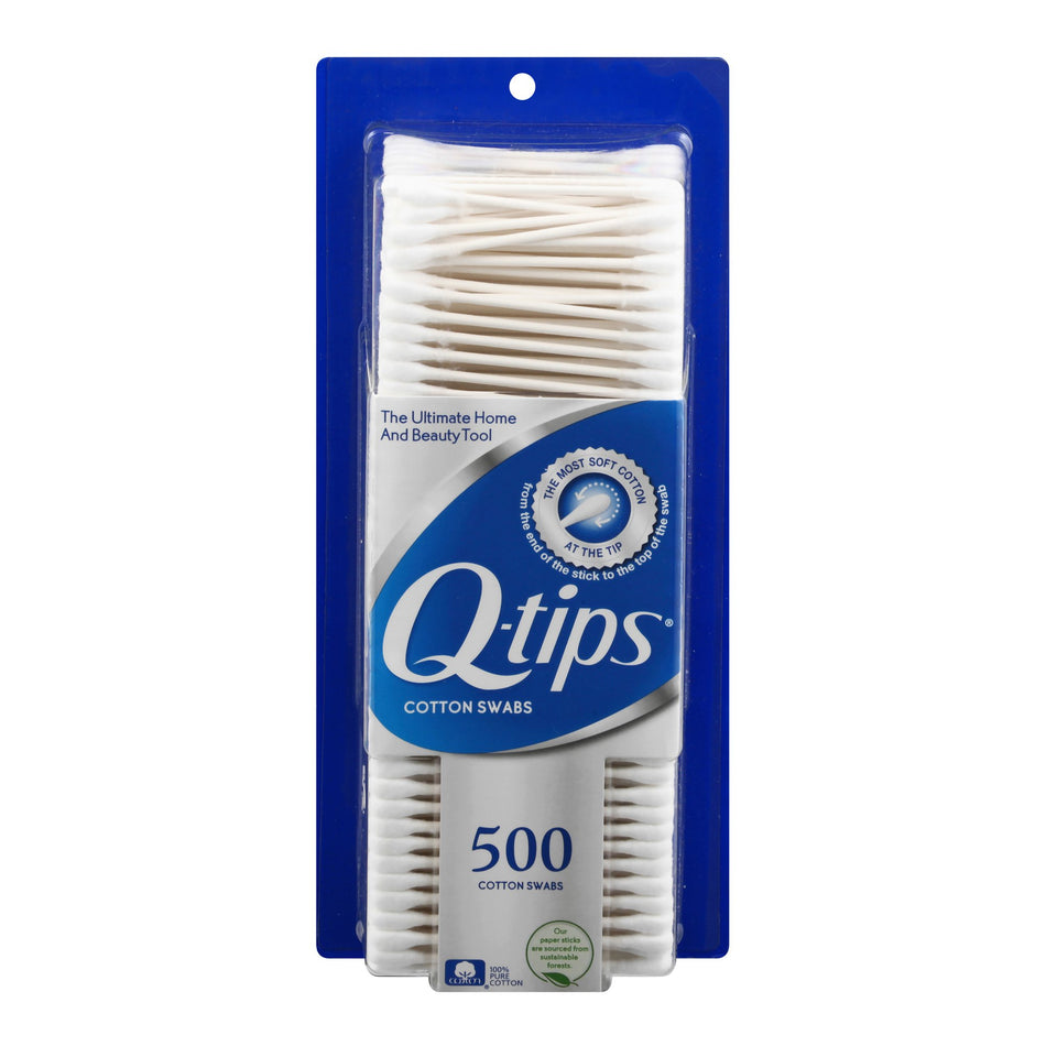 Q-Tip� Swabstick-Swabstick Q-Tip� Cotton Tip Cotton Shaft 3 Inch NonSterile 500 per Pack