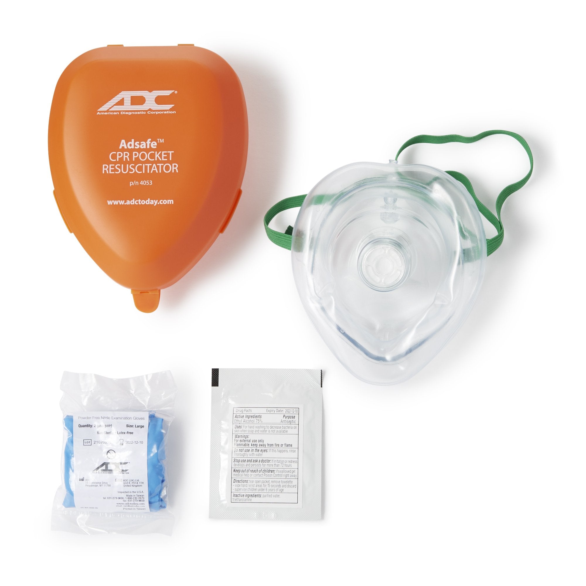 Adsafe CPR Pocket Resuscitation Mask-CPR Resuscitation Mask Adsafe
