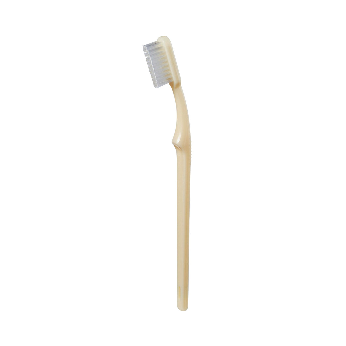 McKesson Toothbrush, Ivory, Adult Medium, 1-1/16" x 3/8" Head, 1/2" x 5-7/8" Handle-Toothbrush McKesson Ivory Adult Medium