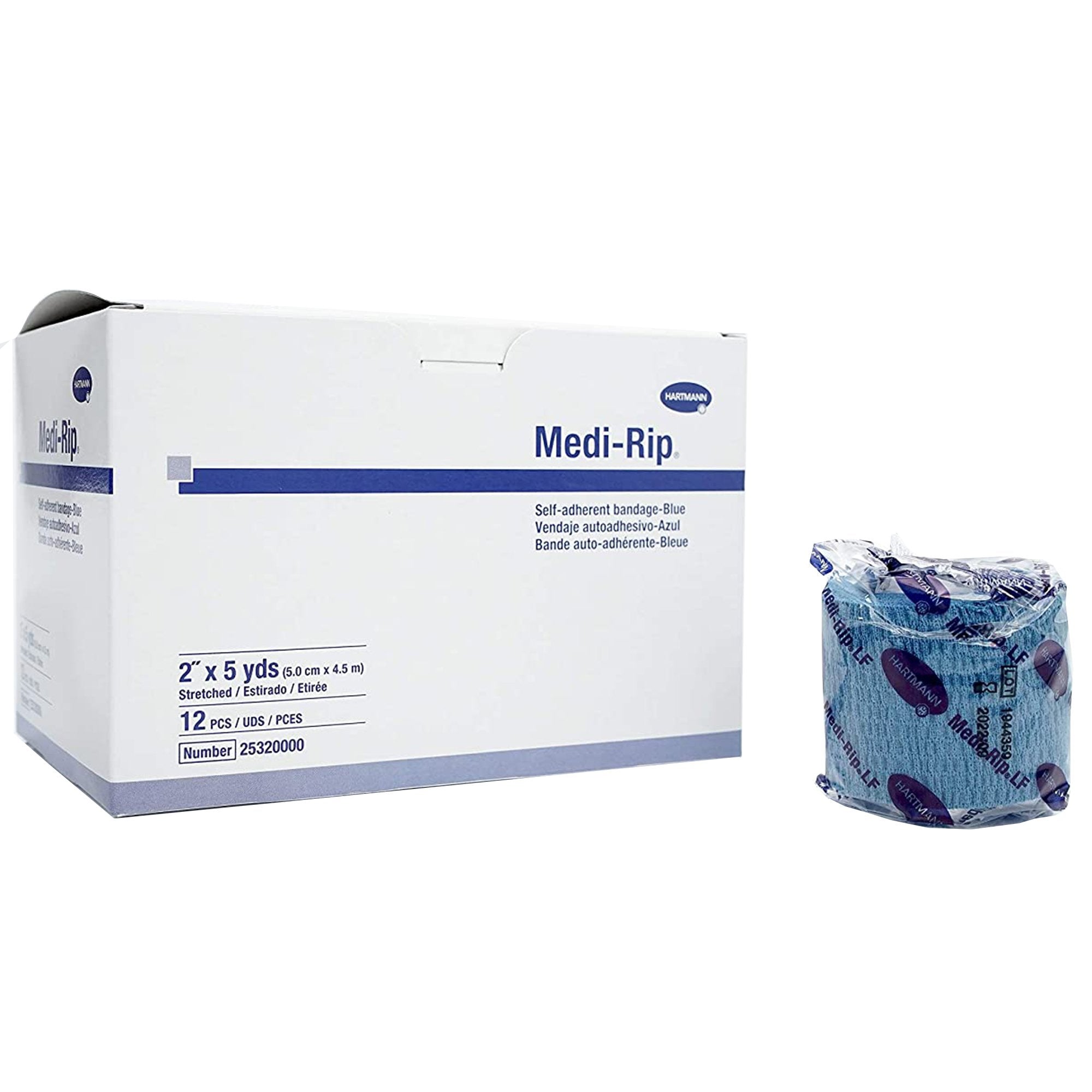 Medi-Rip® Self-adherent Closure Cohesive Bandage, 2 Inch x 5 Yard - Wound Care>General Wound Care>Compression Bandages - H...
