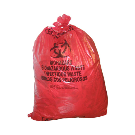 Medi-Pak Infectious Waste Bag-Infectious Waste Bag McKesson 30 gal. Red Bag Polyethylene 30 X 36 Inch
