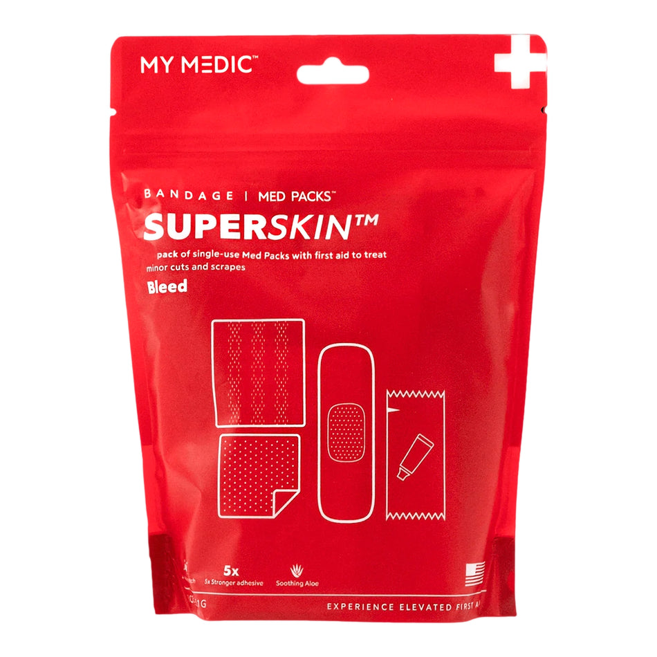 Med Packs� SuperSkin� First Aid Kit-First Aid Kit My Medic� MED PACKS SuperSkin Plastic Pouch
