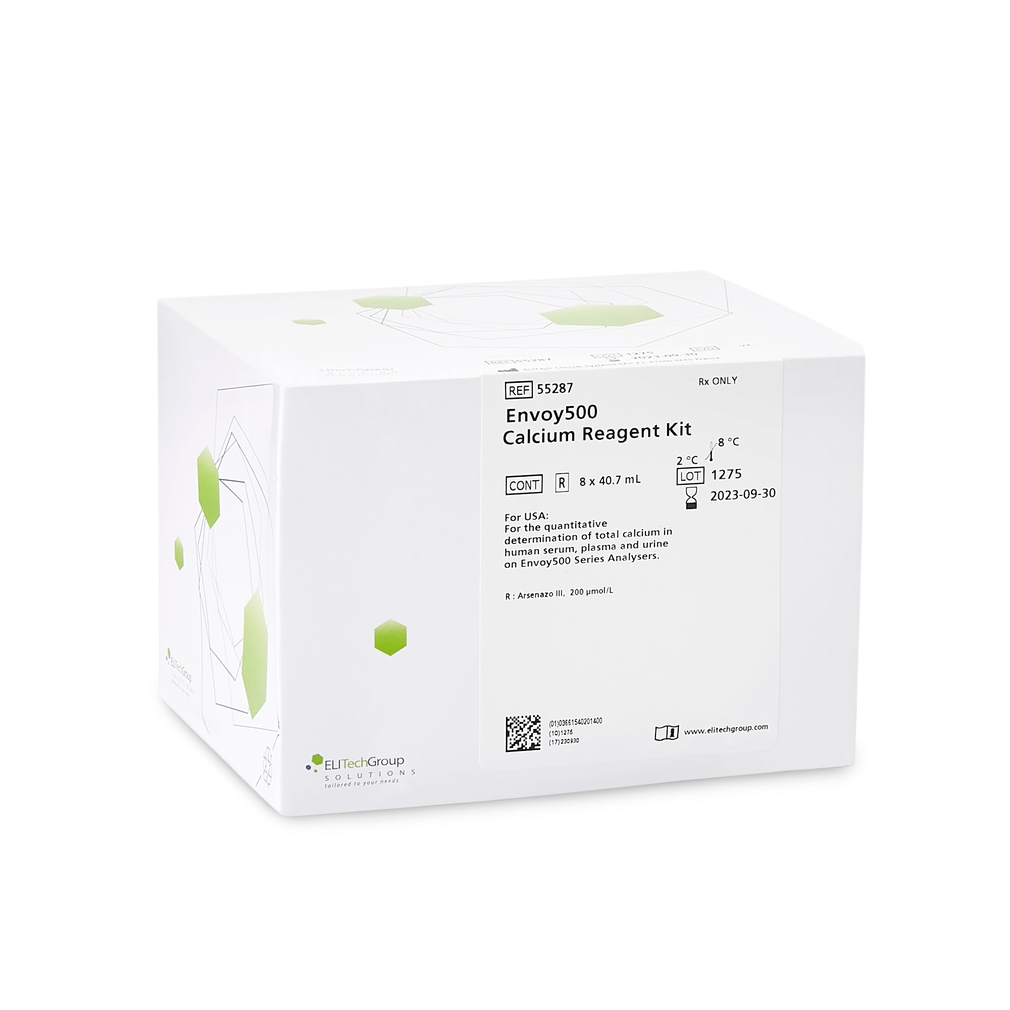 Envoy 500 Reagent for Envoy 500 Chemistry System, Calcium test-"General Chemistry Reagent Envoy 500 Calcium For Envoy 500 Chemistry System 1,000 Tests"