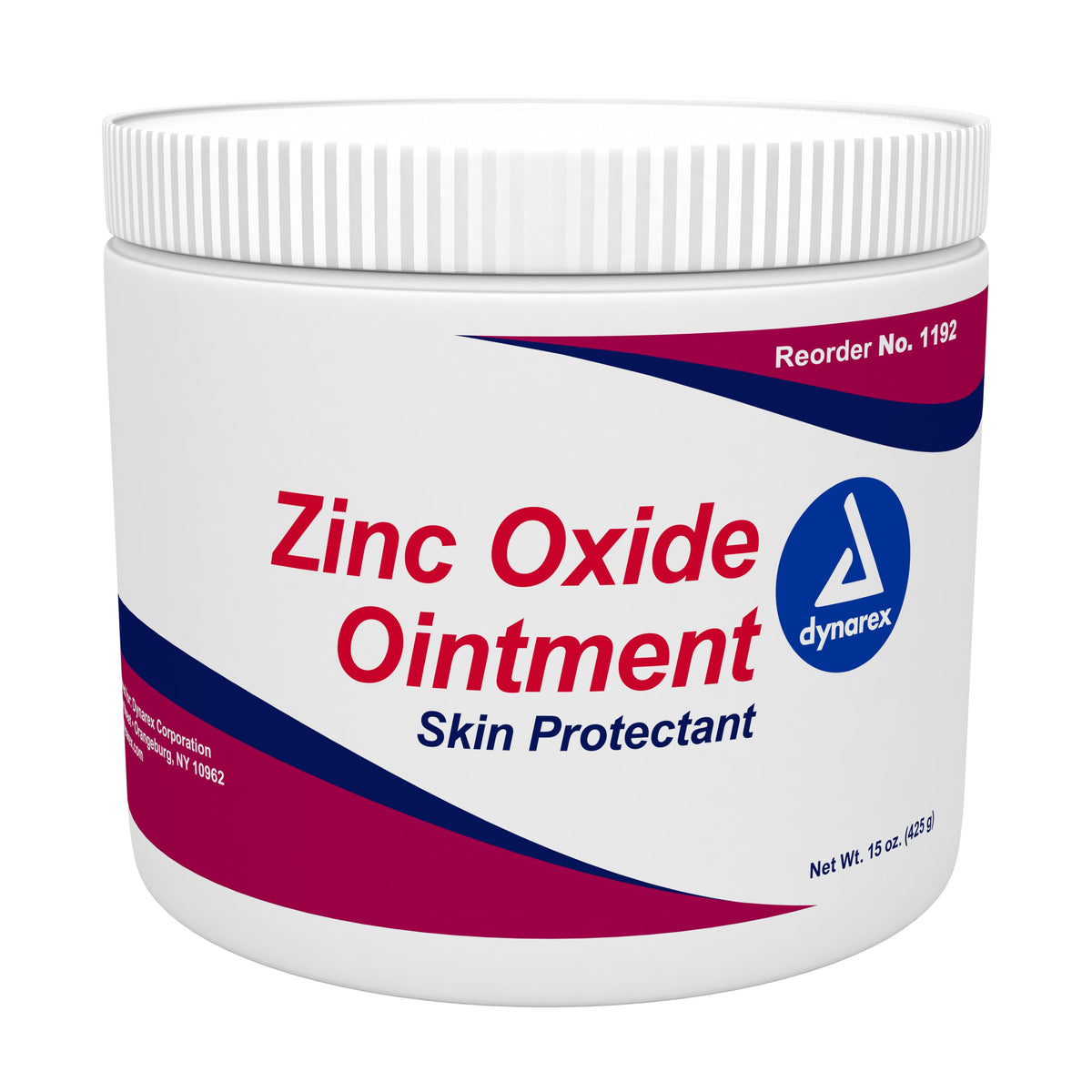 Dynarex Zinc Oxide Skin Protectant-Skin Protectant Dynarex� 15 oz. Jar Scented Ointment
