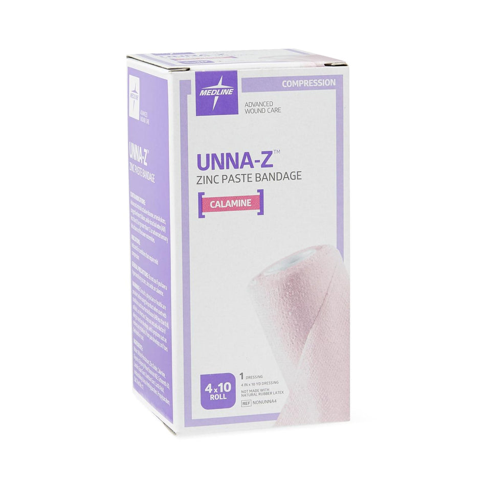Unna-Z Unna Boot with Zinc Oxide and Calamine, 4 Inch x 10 Yard-Unna Boot Unna-Z� Zinc Oxide / Calamine 4 Inch X 10 Yard