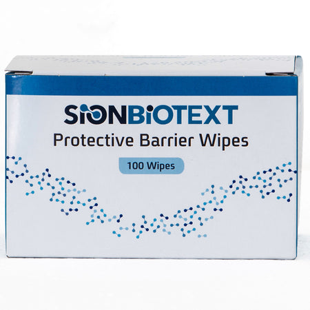 SionBiotext Protective Barrier Wipes, 100 ct.-"Skin Barrier Wipe SionBiotext Isopropyl Alcohol, Water, SD Ethanol -40, Vinyl Caprolactam/VP/Dimethylaminoethyl Methacrylate Copolymer Individual Packet NonSterile"
