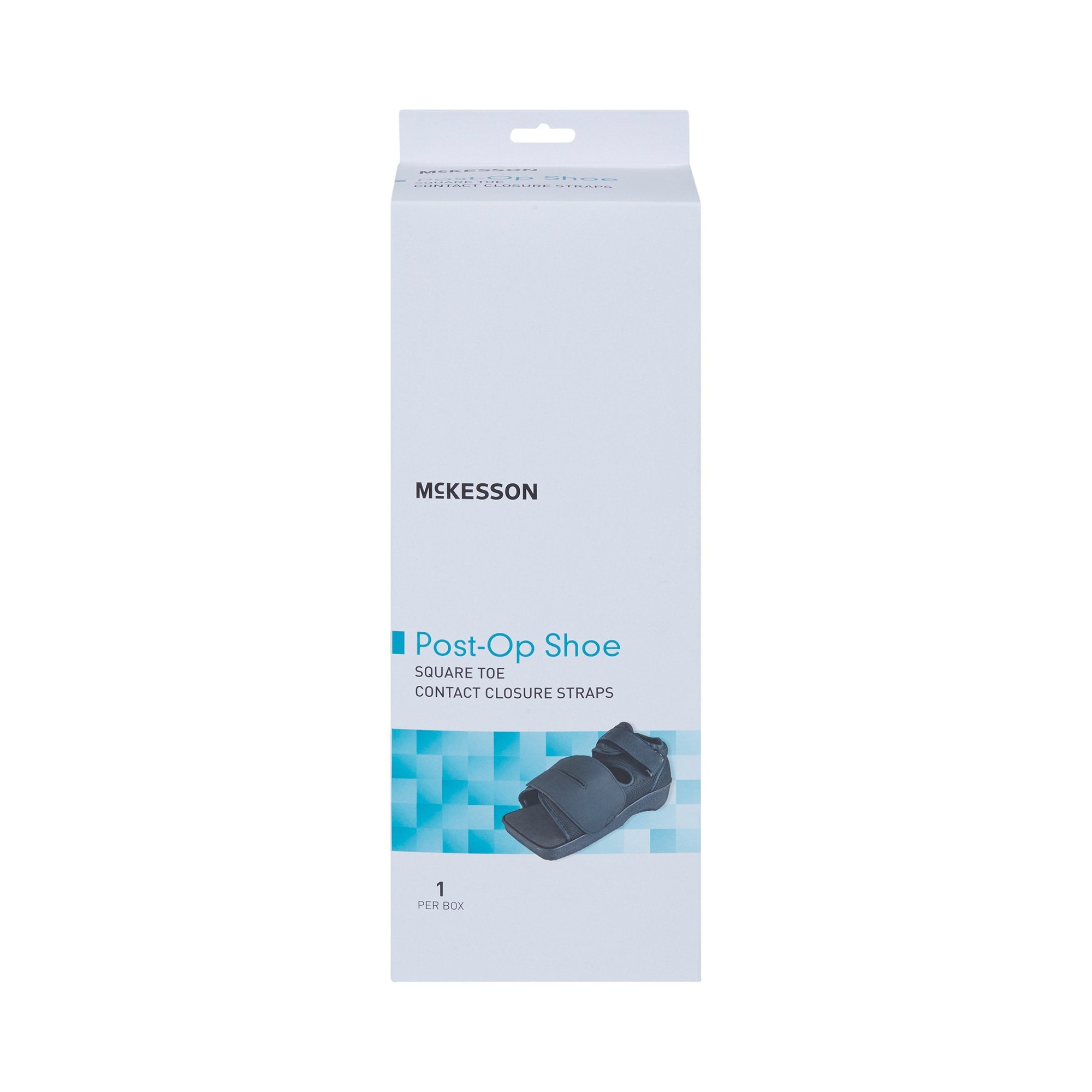 McKesson Square Toe Post-Op Shoe, Small-Post-Op Shoe McKesson Small Unisex Black