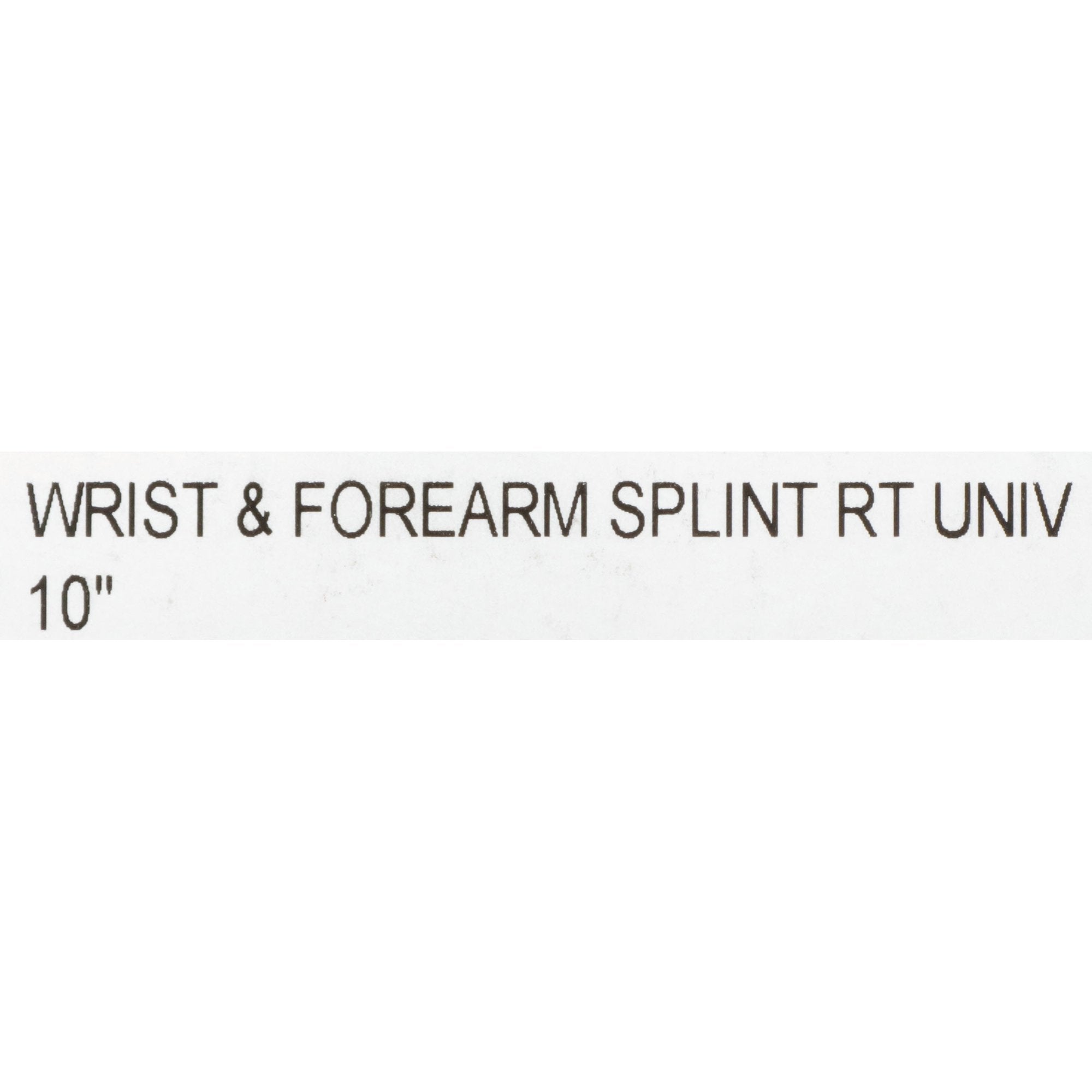 McKesson Right Wrist / Forearm Splint, One Size Fits Most-Wrist / Forearm Brace McKesson Aluminum / Nylon / Foam / Flannelette Right Hand Black / Blue One Size Fits Most