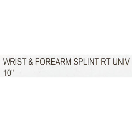 McKesson Right Wrist / Forearm Splint, One Size Fits Most-Wrist / Forearm Brace McKesson Aluminum / Nylon / Foam / Flannelette Right Hand Black / Blue One Size Fits Most