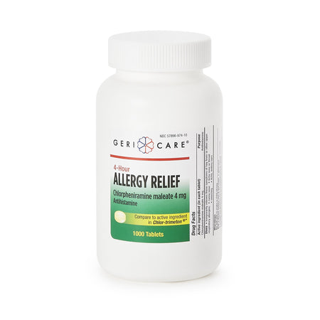 Health*Star Chlorpheniramine Maleate Allergy Relief-"Allergy Relief Health*Star 4 mg Strength Tablet 1,000 per Bottle"
