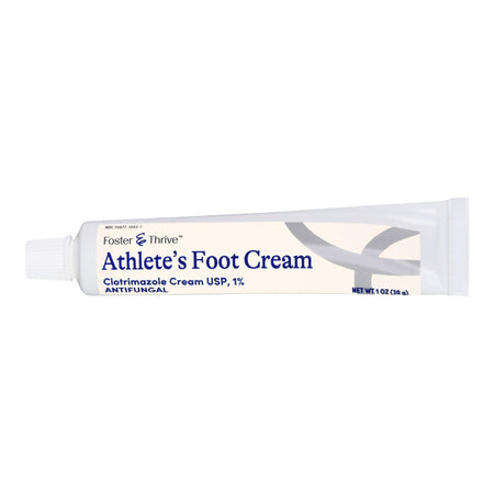 Foster & Thrive 1% Clotrimazole Athlete's Foot Cream-Antifungal Foster & Thrive 1% Strength Cream 1 oz. Tube