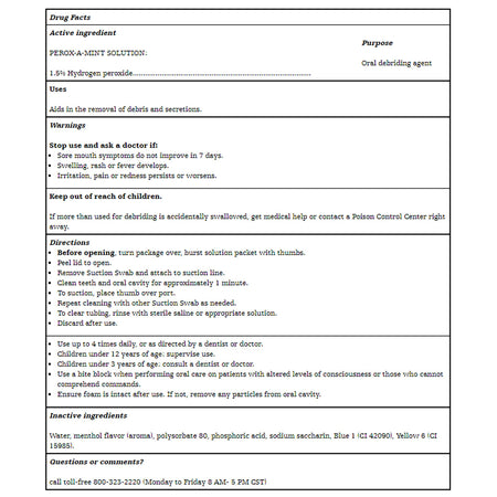 Toothette Single Use Suction Swab System-Suction Swab Kit Toothette NonSterile