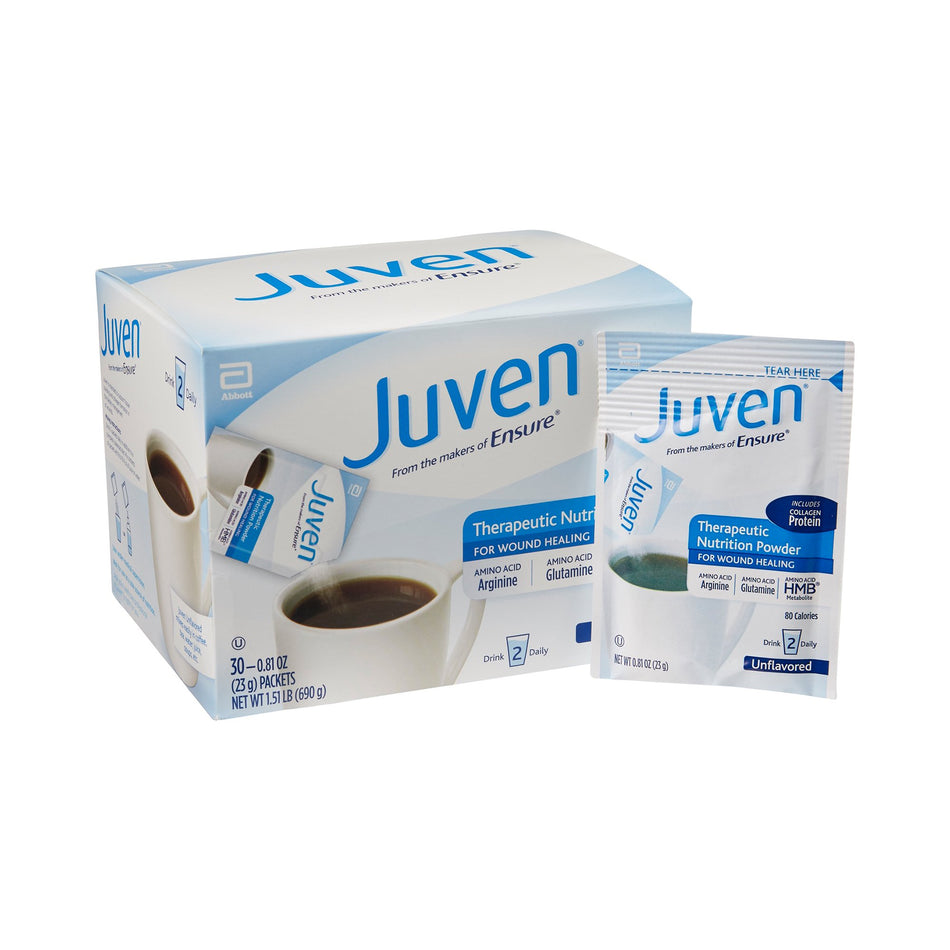 Juven Arginine/Glutamine Therapeutic Nutrition Powder-Oral Supplement Juven Unflavored Powder 0.81 oz. Individual Packet