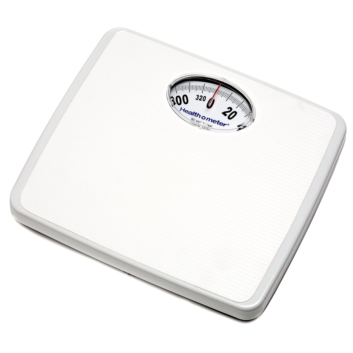 Health O Meter Floor Scale-Floor Scale Health O Meter Dial Display 330 lbs. Capacity White Analog