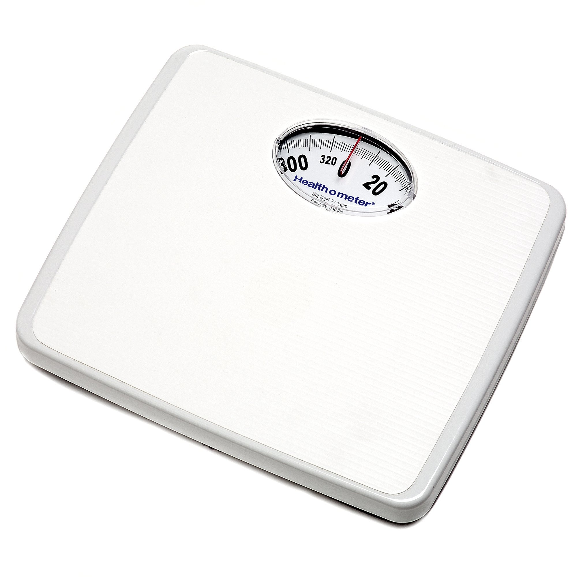Health O Meter Floor Scale-Floor Scale Health O Meter Dial Display 330 lbs. Capacity White Analog