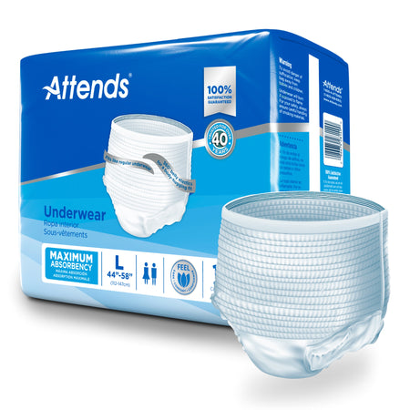 Attends® Extra Absorbency Underwear, Large - Incontinence>Adult Briefs and Protective Undergarments - Attends Healthcare P...