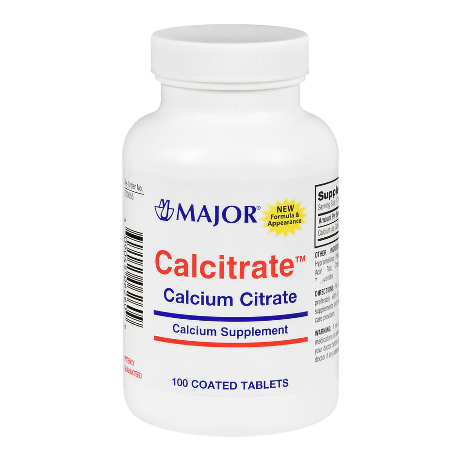 Major® Calcitrate™ 950-mg Calcium Citrate Supplement - Pharmaceuticals>Over the Counter>Nonprescription Vitamins and Miner...