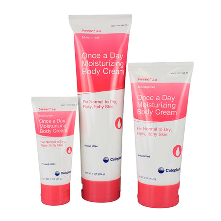 Sween 24 Hand and Body Moisturizer, Unscented, CHG Compatible Cream, 2 oz-Hand and Body Moisturizer Sween 24 2 oz. Tube Unscented Cream CHG Compatible
