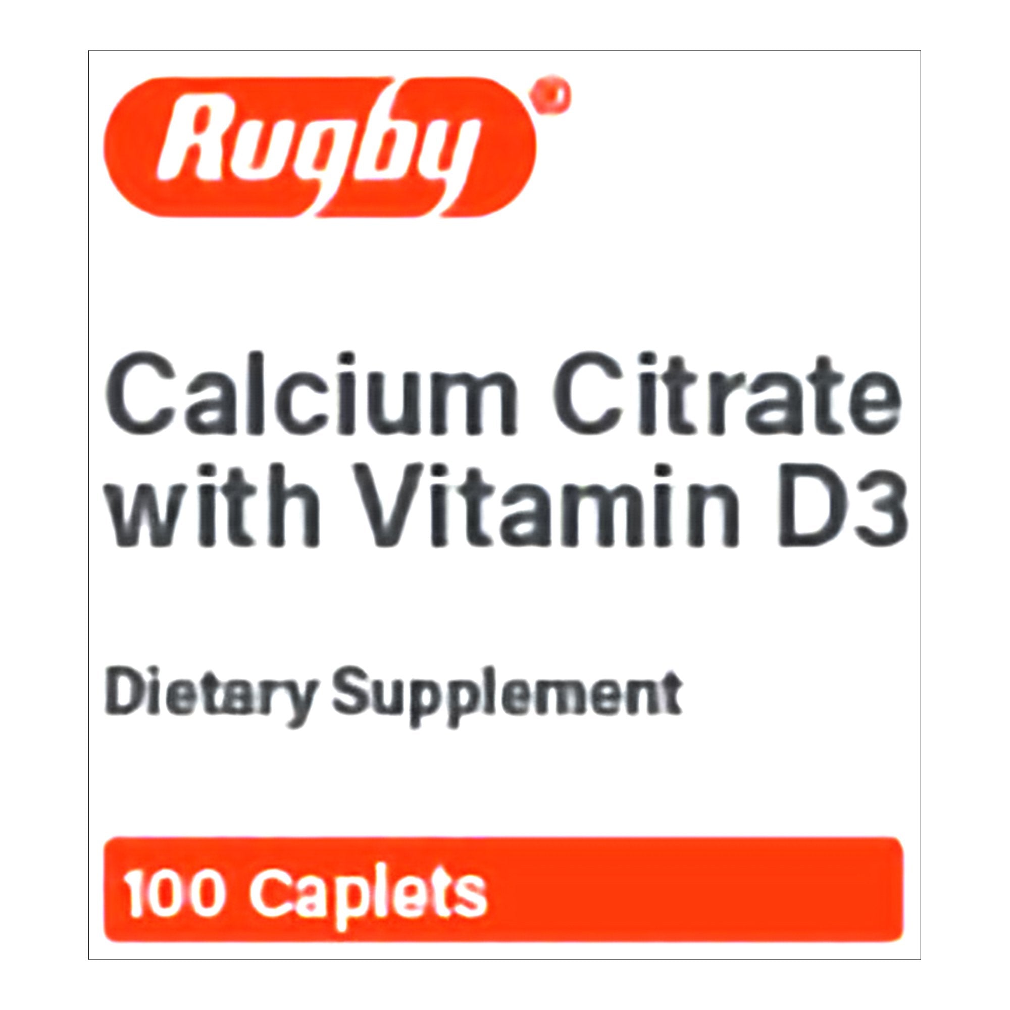 Joint Health Supplement Calcium Citrate / Vitamin D3 315 mg - 5 mcg Strength Tablet 100 per Bottle - Pharmaceuticals>Over...