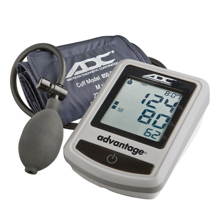 Advantage Blood Pressure Monitor-Home Semi Automatic Digital Blood Pressure Monitor Advantage 6012N Series Adult Cuff Nylon Cuff 22 - 32 cm Desk Model
