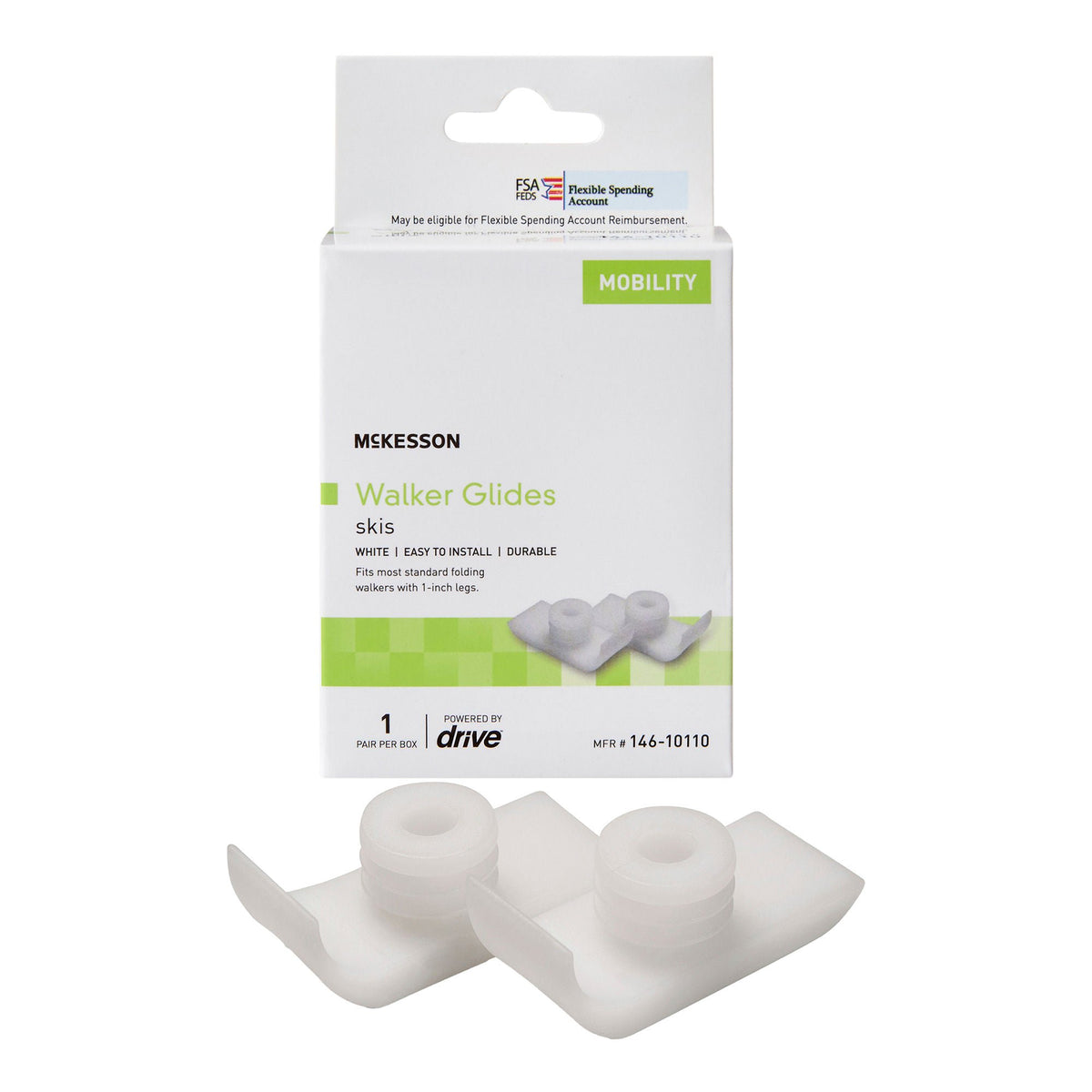 McKesson Glide Ski - Ambulatory Equipment>Ambulatory Accessories - McKesson Brand