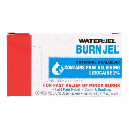 Water Jel Burn Jel Burn Relief-Burn Relief Water Jel Burn Jel Topical Gel 3.5 Gram Individual Packet