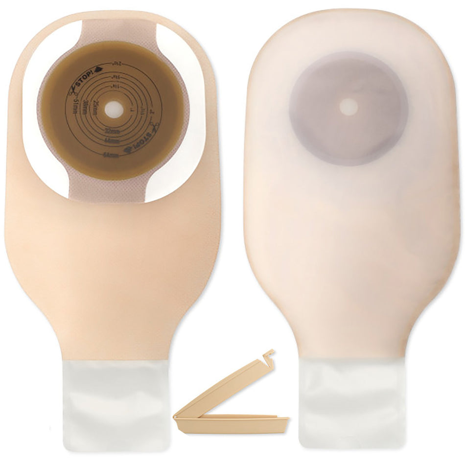 Premier Flextend One-Piece Drainable Transparent, 12-Inch Length,-Colostomy Pouch Premier Flextend One-Piece System 12 Inch Length Trim To Fit Drainable