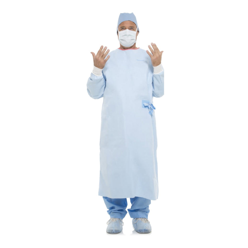 Evolution 4 Surgical Gown with Towel-Non-Reinforced Surgical Gown with Towel Evolution 4 X-Large Blue Sterile AAMI Level 4 Disposable