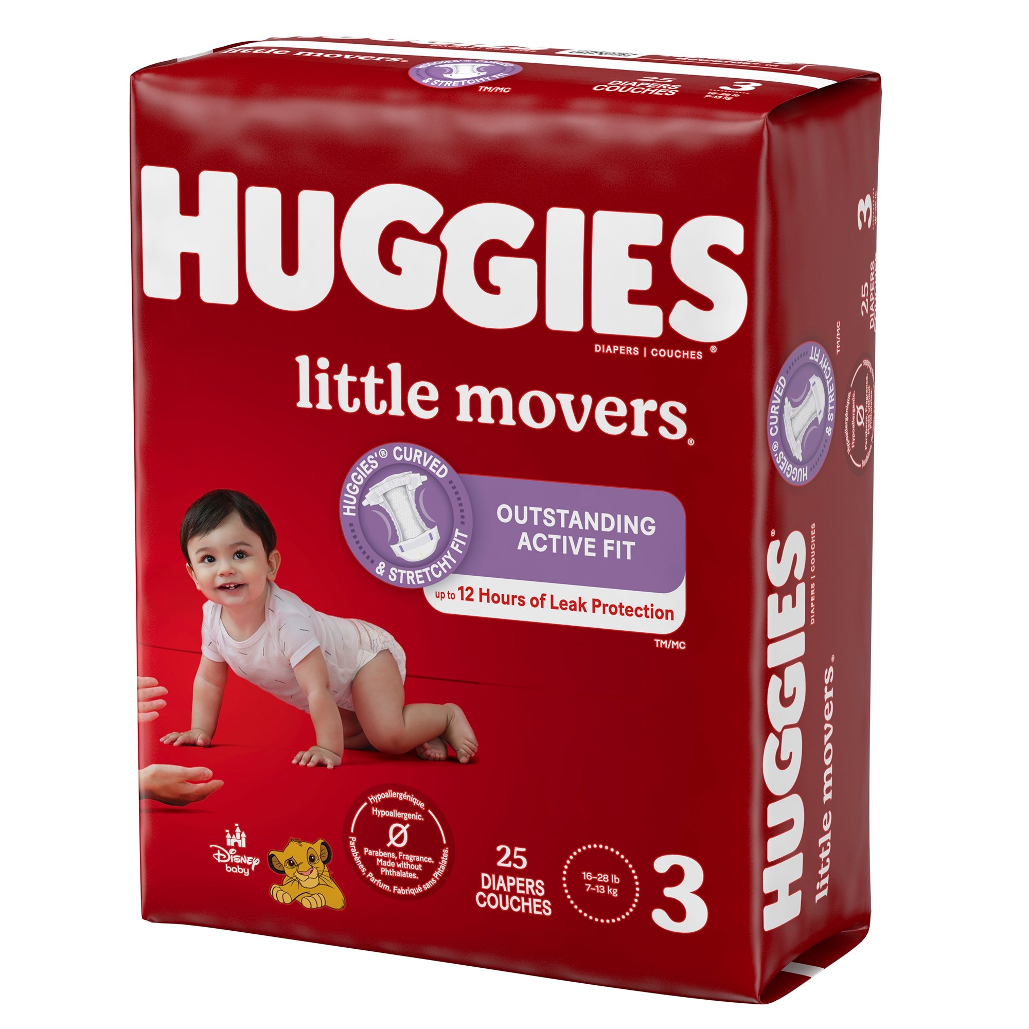Huggies® Little Movers® Diaper, Size 3 - Incontinence>Pediatric Diapers and Training Pants - Kimberly Clark