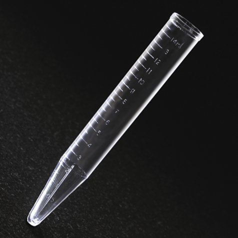 Globe Scientific Centrifuge Tube, 15 mL, 16.6 x 120 mm-Globe Scientific Centrifuge Tube Plain 15 mL Without Closure Polystyrene Tube