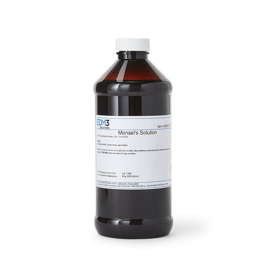 Healthlink Monsel's Solution-Monsel's Solution (Ferric Subsulfate) EDM3 16 oz.